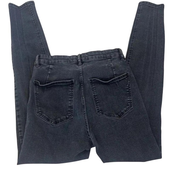 ZARA Women's High Rise Skinny Jeans Dark Wash Size 6 - Picture 7 of 8